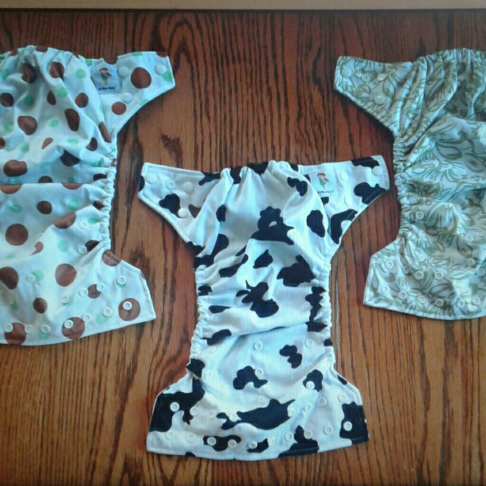 Kawaii cloth diaper set